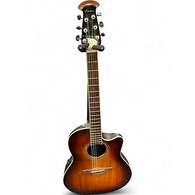 Used Ovation CS28P-KOAB Natural Acoustic Electric Guitar