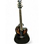 Used Ovation Ce44 celebrity elite black Acoustic Electric Guitar black