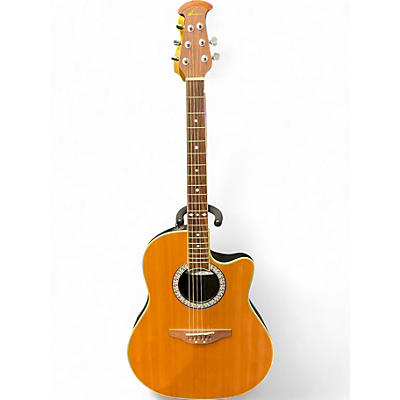 Used Ovation Celebrity 057 Natural Acoustic Electric Guitar