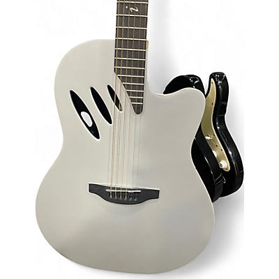 Used Ovation Celebrity 54i Silver Acoustic Guitar