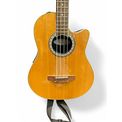 Used Ovation Celebrity CC074 Natural Acoustic Bass Guitar