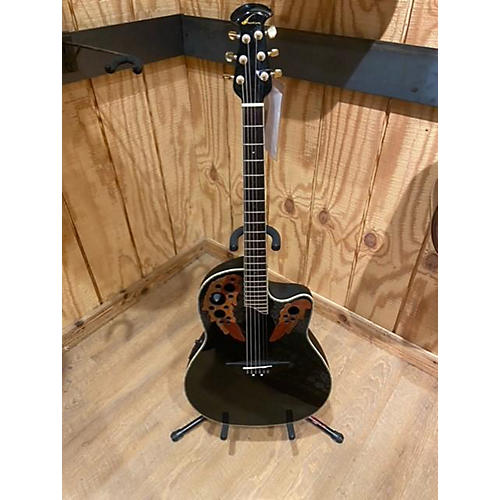 Ovation Used Ovation Celebrity CC44 Black Acoustic Electric Guitar Black