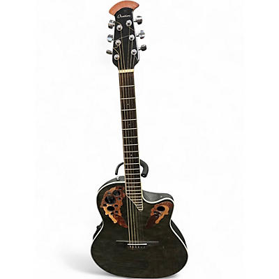 Used Ovation Celebrity CE48P 2 Tone Sunburst Acoustic Electric Guitar