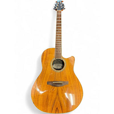 Used Ovation Celebrity CS24P-FKOA Natural Acoustic Electric Guitar