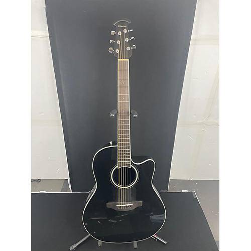 Ovation Used Ovation Celebrity Cs24 Black Acoustic Electric Guitar Black