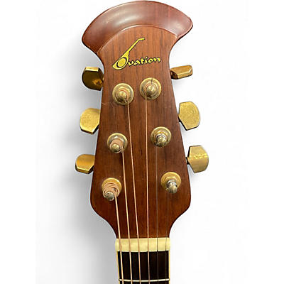 Used Ovation Celebrity Deluxe CC247 Red Acoustic Electric Guitar