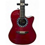 Used Ovation Collector's Edition 96 Red Acoustic Electric Guitar Red