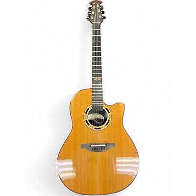 Used Ovation Collector's Series 94 Natural Acoustic Electric Guitar