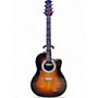 Used Ovation Custom Balladeer 1862 2 Color Sunburst Acoustic Electric Guitar 2 Color Sunburst