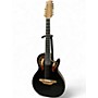Used Ovation EA58-5 Black 12 String Acoustic Electric Guitar Black