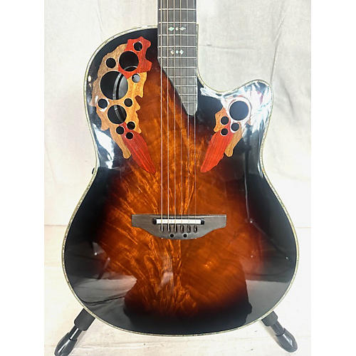 Ovation Used Ovation Elite Plus 2 Color Sunburst Acoustic Electric Guitar 2 Color Sunburst