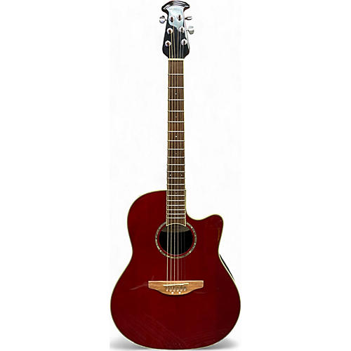 Ovation Used Ovation GC057 Celebrity Red Acoustic Electric Guitar Red