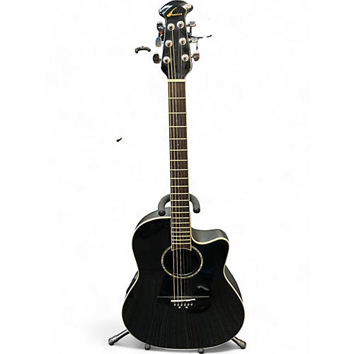 Ovation Used Ovation GC057M-5 Celebrity Black Acoustic Electric Guitar Black