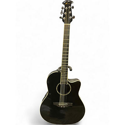 Used Ovation GC057M-5 Celebrity Black Acoustic Electric Guitar