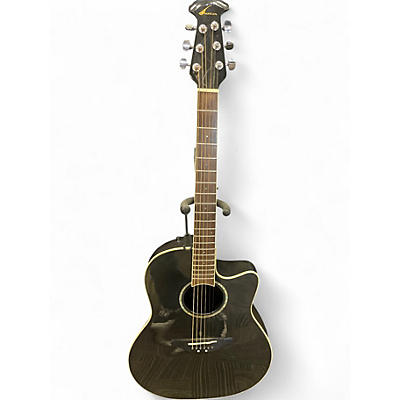 Used Ovation GC057M-5 Celebrity Black Acoustic Electric Guitar
