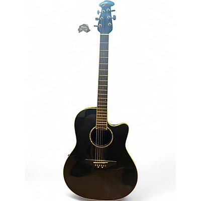 Used Ovation GC057M-5 Celebrity Black Acoustic Electric Guitar