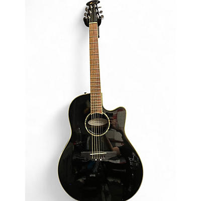 Used Ovation GC057M-5 Celebrity Black Acoustic Electric Guitar