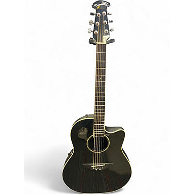 Used Ovation GC057M-5 Celebrity Black Acoustic Electric Guitar