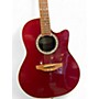 Used Ovation GC057M-5 Celebrity Black Cherry Acoustic Electric Guitar Black Cherry