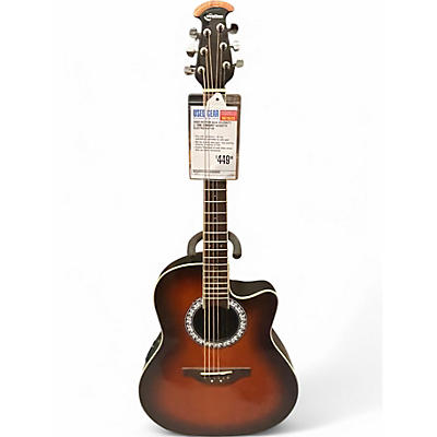 Used Ovation GC24 Celebrity 2 Tone Sunburst Acoustic Electric Guitar