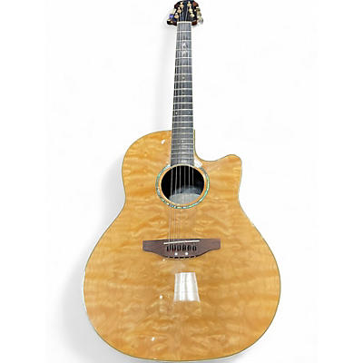 Used Ovation GC24 Celebrity Natural Acoustic Electric Guitar