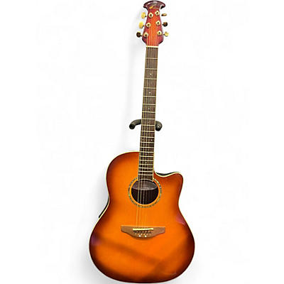 Used Ovation GC28Ab Celebrity 2 Tone Sunburst Acoustic Electric Guitar