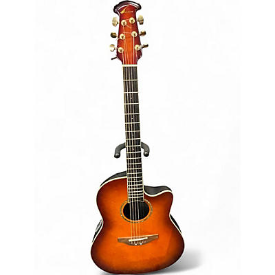 Used Ovation GC28Ab Celebrity 2 Tone Sunburst Acoustic Electric Guitar