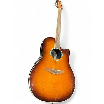 Used Ovation GC28Ab Celebrity Sunburst Acoustic Electric Guitar
