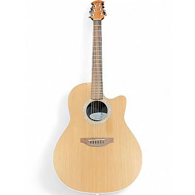 Used Ovation GCS771-C Natural Acoustic Electric Guitar