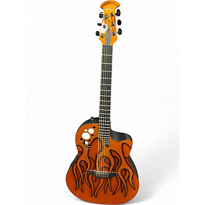 Used Ovation GCXT ORANGE Acoustic Electric Guitar