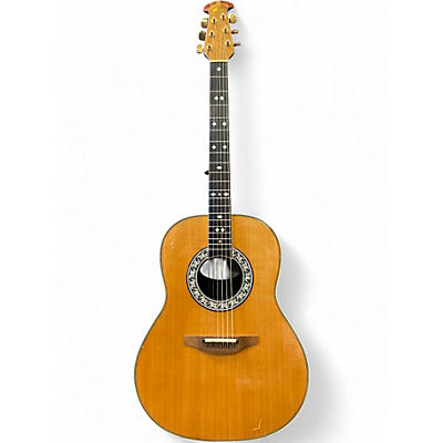 Used Ovation L717 Natural Acoustic Electric Guitar