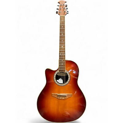 Used Ovation LCC047  SUNBURST Acoustic Electric Guitar