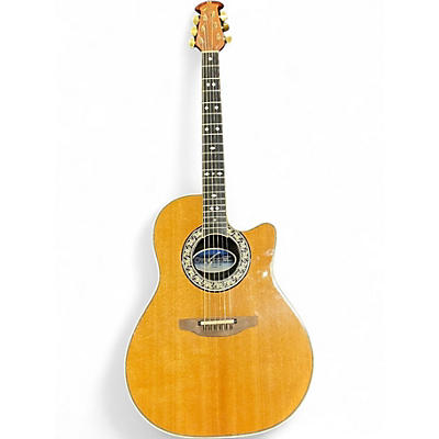 Used Ovation LEGEND 1767 Natural Acoustic Electric Guitar