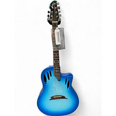 Used Ovation MOB 57 TANGENT Blue Acoustic Electric Guitar