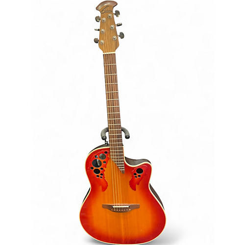 Used Ovation MODEL 6868 SUNBURST Acoustic Electric Guitar SUNBURST