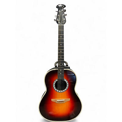 Used Ovation Matrix 1132 Sunburst Acoustic Guitar