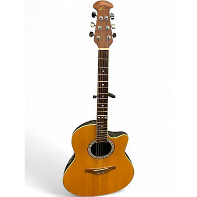 Used Ovation OC 057 Natural Acoustic Electric Guitar