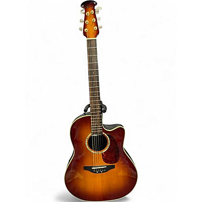 Used Ovation PINNACLE CU147 2 Color Sunburst Acoustic Electric Guitar