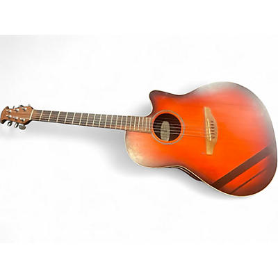 Used Ovation S771 BALLADEER SPECIAL 2 Tone Sunburst Acoustic Electric Guitar