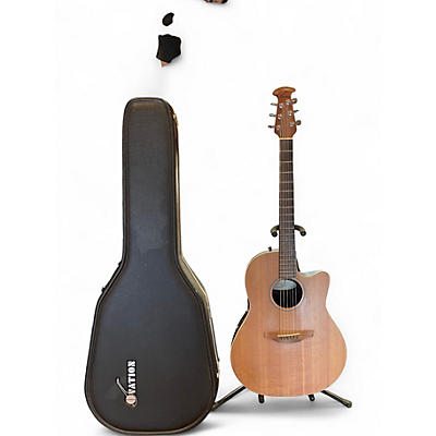 Used Ovation S771 BALLADEER SPECIAL Natural Acoustic Electric Guitar