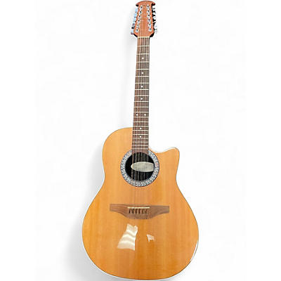 Used Ovation STANDARD BALLADEER 6751 Natural 12 String Acoustic Guitar