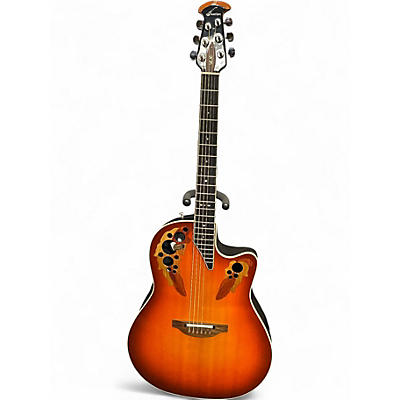 Used Ovation STANDARD ELITE 6778LX 2 Tone Sunburst Acoustic Guitar