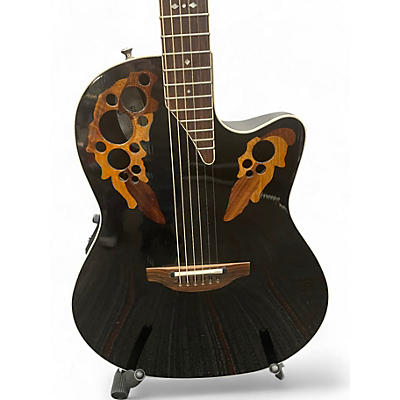 Used Ovation STANDARD ELITE LX Black Acoustic Electric Guitar