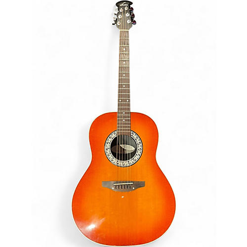 Used Ovation Standard Balladeer 1711 Sunburst Acoustic Electric Guitar Sunburst