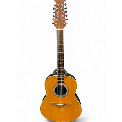 Used Ovation Standard Balladeer 1751` Brown 12 String Acoustic Guitar