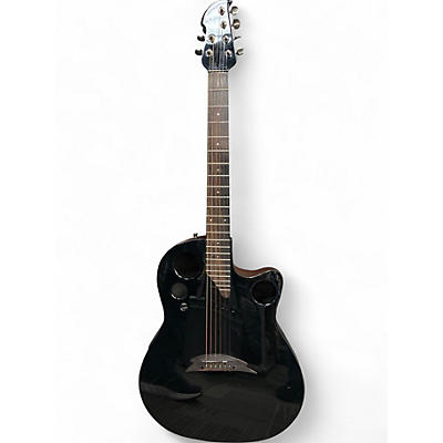 Used Ovation T357 Black Acoustic Guitar