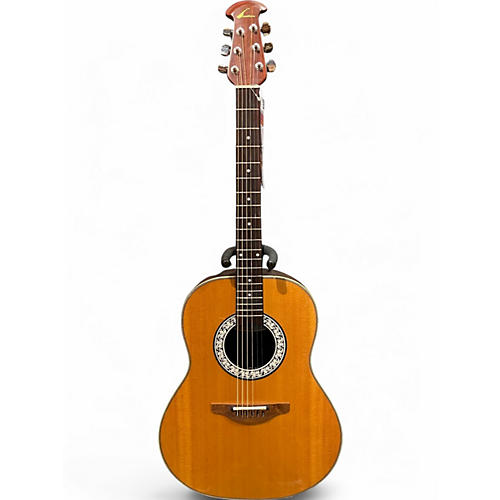 Used Ovation ULTRA Natural Acoustic Electric Guitar Natural