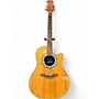 Used Ovation Ultra Series 1527 Natural Acoustic Electric Guitar Natural