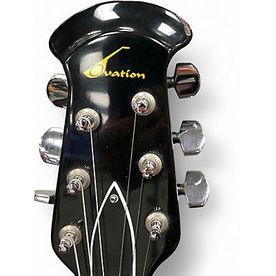 Used Ovation VIPER Black Solid Body Electric Guitar