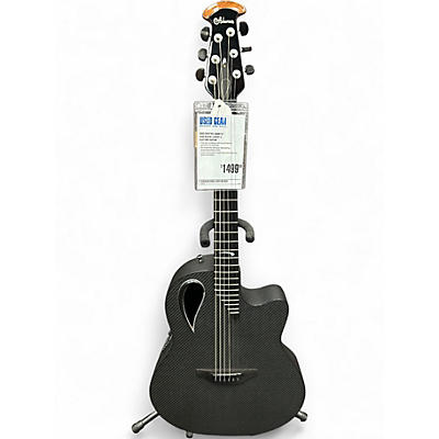 Used Ovation adamas 2080 Black Acoustic Electric Guitar